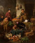 Henry Charles Bryant Market Stall oil painting